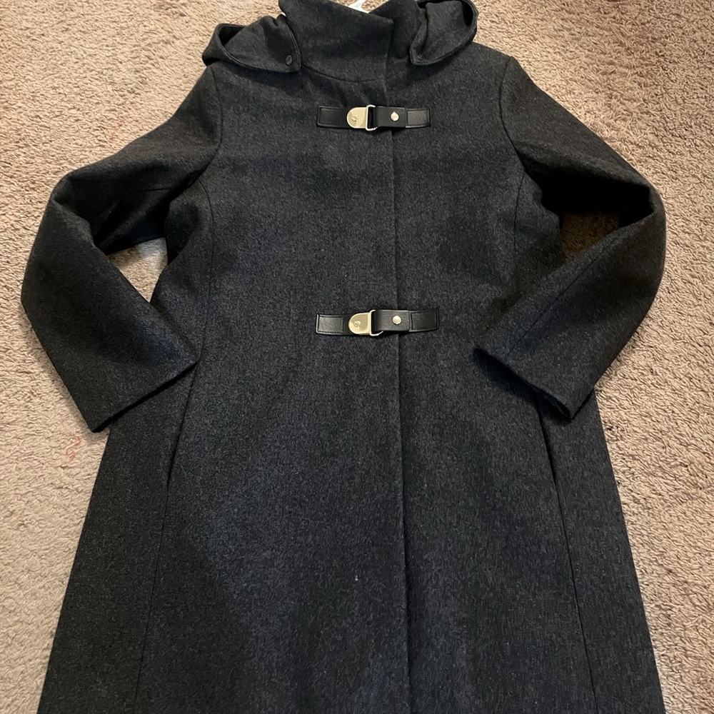 Preston & York Gray Wool Coat (Excellent Condition)